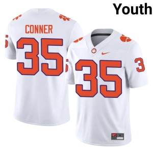 #35 Clemson Tigers Youth College Football Player Tyler Conner White Jersey 838686-594