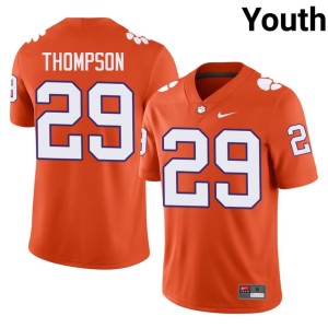 #29 High School Orange Youth Clemson Champ Thompson College Football Jerseys 159633-212