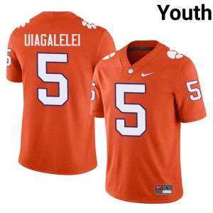 #5 Orange 2026 CFP Champs Youth College Football DJ Uiagalelei Jerseys 310649-148