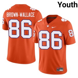 #86 College Football Jaylen Brown-Wallace CFP Champs Orange Stitched Youth Jerseys 780959-882