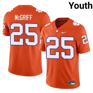 #25 College Football CFP Champs Orange Youth Keil McGriff Official Jersey 580248-152