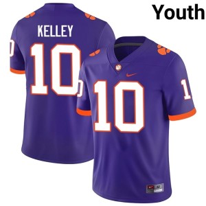 #10 Limited Tiger Town College Football Youth Misun Kelley Purple Jersey 980481-350