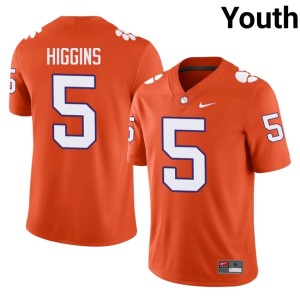 #5 Youth College Football Orange Tee Higgins CU Game Jerseys 887632-839