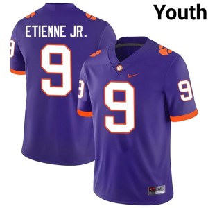 #9 Youth Purple High School Travis Etienne Jr. College Football Clemson University Tigers Jerseys 795360-408