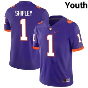 #1 CU Youth Purple Game College Football Will Shipley Jerseys 668073-764